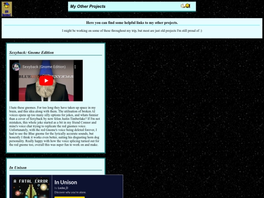 myProjects screenshot