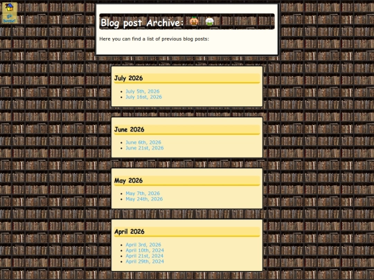 travelBlogArchive screenshot