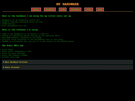 hardware screenshot