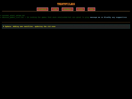 textfiles screenshot