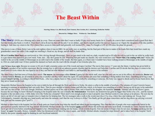 dante/archive/beastwithin screenshot
