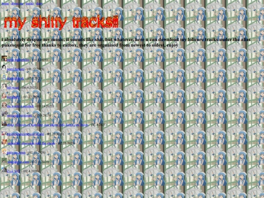 tracks screenshot