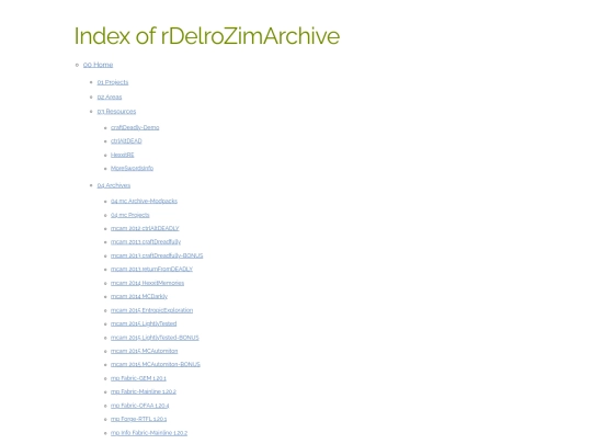 index screenshot