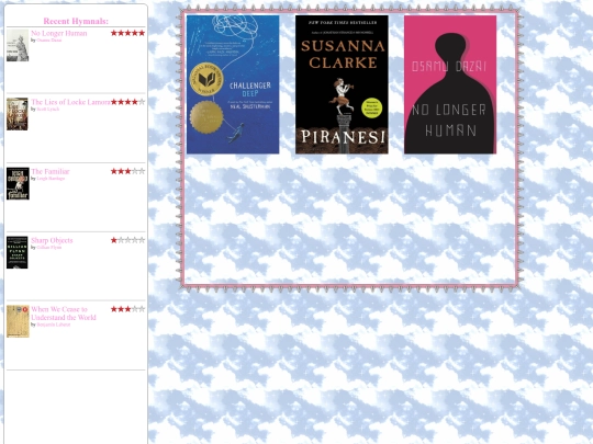readinglist screenshot