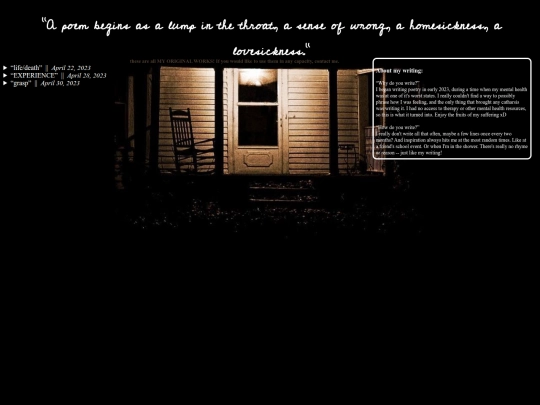 wordsandwords/poetry screenshot