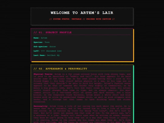 index screenshot