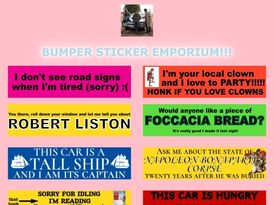 Bumper-sticker-emporium screenshot