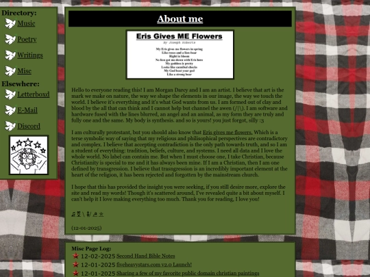 page/misc/aboutme screenshot