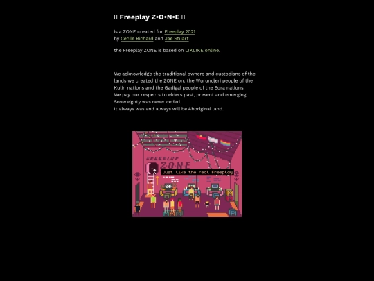 FPZONE-credits screenshot