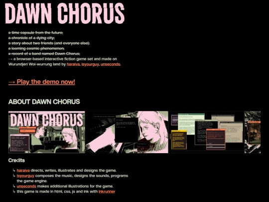 dawnchorus screenshot