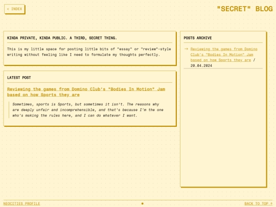 secretblog screenshot