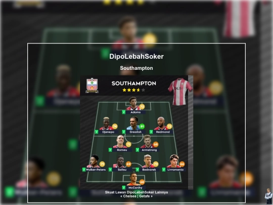 skuat-lawan/Southampton screenshot