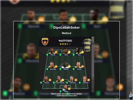 skuat-lawan/Watford screenshot