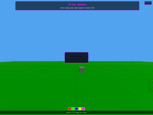 3Dtest screenshot