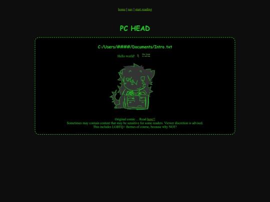 index screenshot