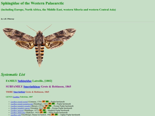 sphinx/list screenshot