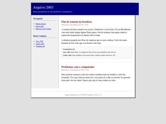 index screenshot