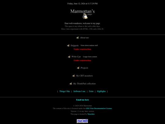 index screenshot