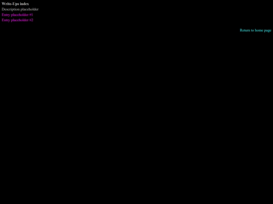 writeups screenshot