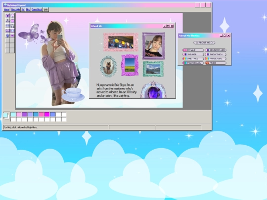 AboutMe screenshot