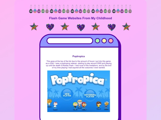 ChildhoodFlashGames screenshot
