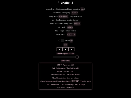 credits screenshot