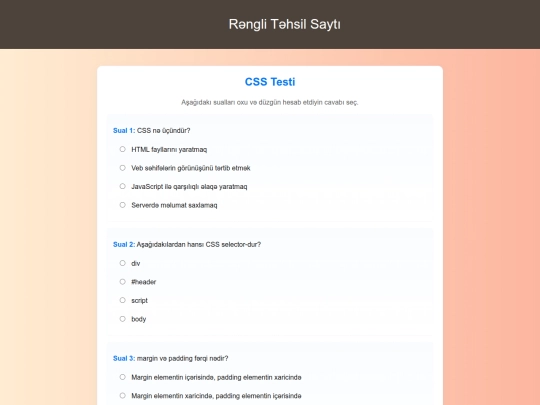 CSS_Test screenshot