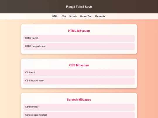 index screenshot