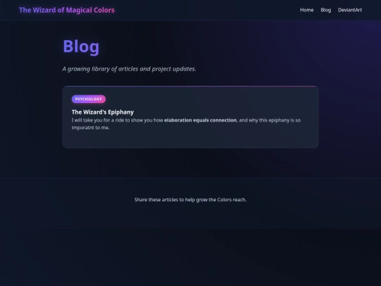 blog screenshot