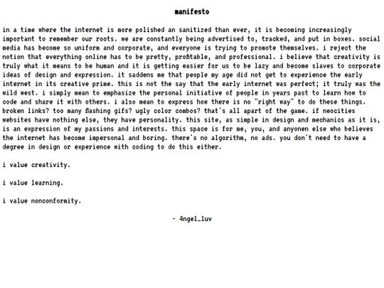 manifesto screenshot