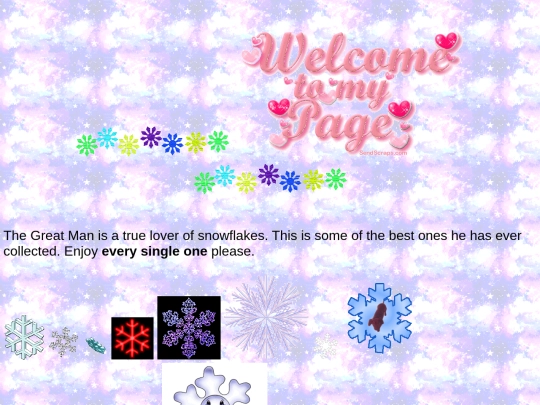snowflakes screenshot