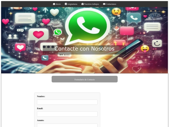 raúl/paginas/contactanos/contactanos screenshot
