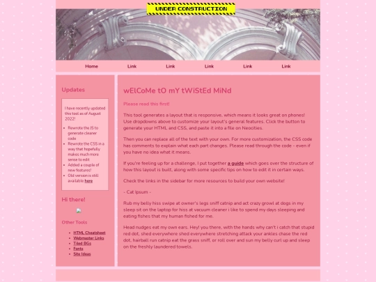 homepage screenshot