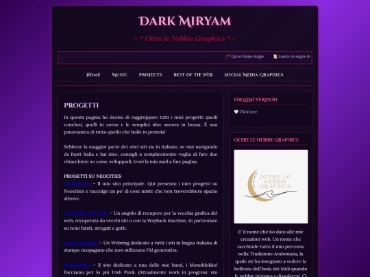 projects screenshot
