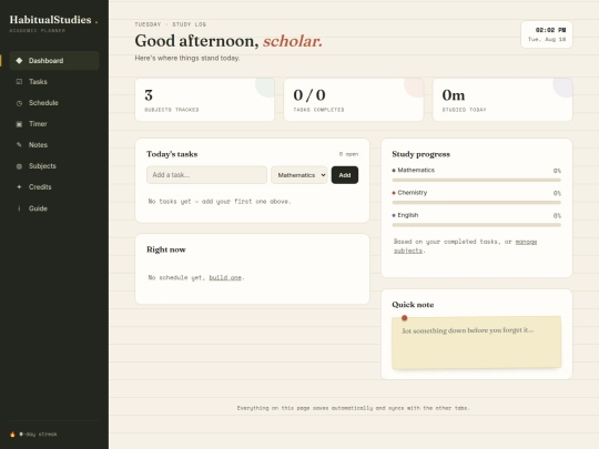 index screenshot