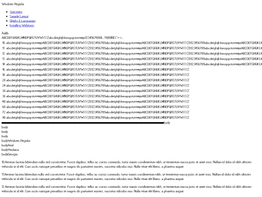 font_folder/p/windows_regular-demo screenshot