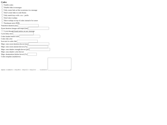 html/settings screenshot