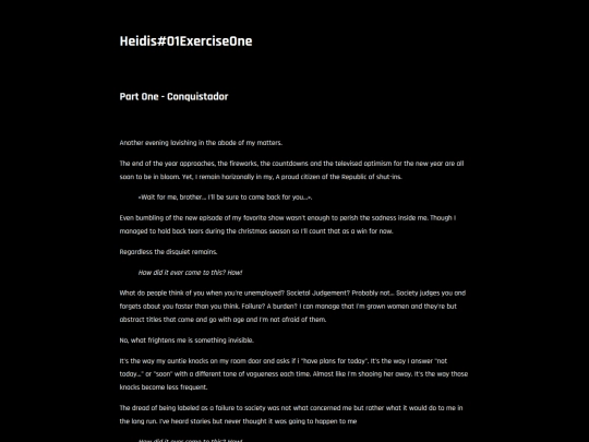 01ExerciseOne screenshot