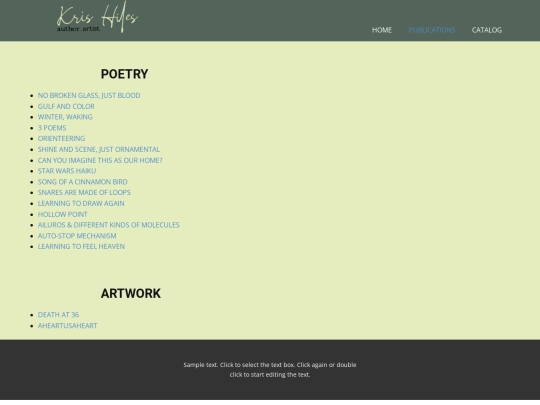 publications screenshot