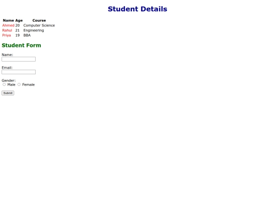 Assessment5 screenshot