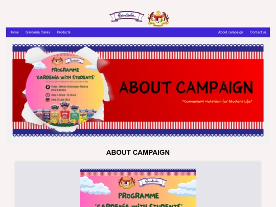 ABOUT CAMPAIGN screenshot
