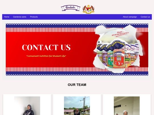CONTACT US screenshot
