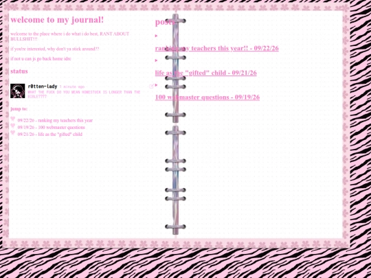 diary screenshot