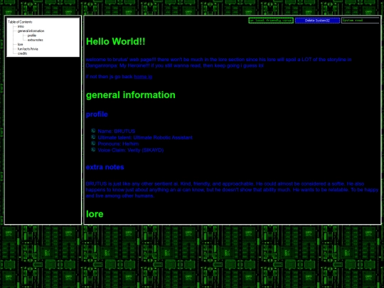 oc-wiki/BRUTUS screenshot