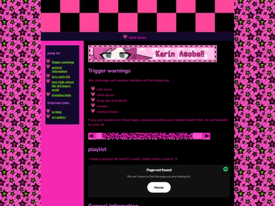 pages/karin's page/Karin screenshot