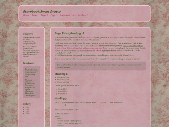 storybookSwan screenshot