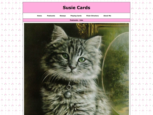 postcardgalleries/cats screenshot