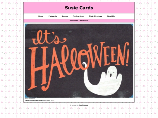 postcardgalleries/halloween screenshot