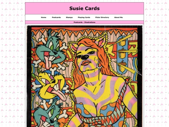 postcardgalleries/illustrations screenshot
