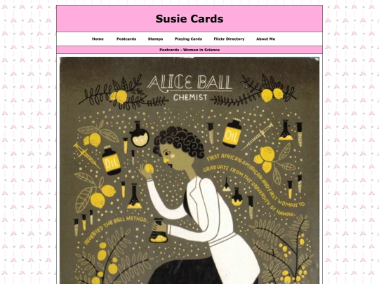 postcardgalleries/womeninscience screenshot